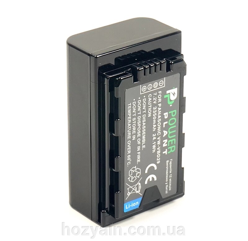 Акумулятор PowerPlant Panasonic VW-VBD29 3350mAh CB970070 від компанії hozyain. com. ua - фото 1