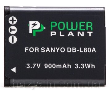 Акумулятор PowerPlant Sanyo DB-L80, D-Li88 900mAh DV00DV1289 від компанії hozyain. com. ua - фото 1