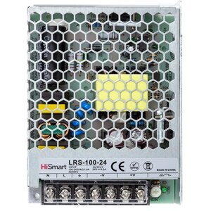 Блок живлення HiSmart 24V, 4.5A, 100W LRS-100-24