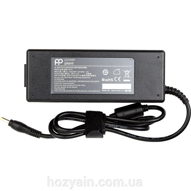 Блок живлення для ноутбуків PowerPlant ACER 220V, 19V 135W 7.1A (5.5*1.7) AC135F5517 від компанії hozyain. com. ua - фото 1