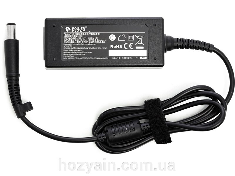 Блок живлення для ноутбуків PowerPlant HP 220V, 19.5V 45W 2.31A (7.4*5.0) HP45G7450 від компанії hozyain. com. ua - фото 1