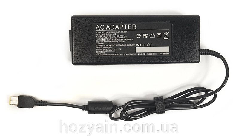 Блок живлення для ноутбуків PowerPlant IBM/LENOVO 220V, 20V 135W 6.75A (USB) IB130HUSB від компанії hozyain. com. ua - фото 1