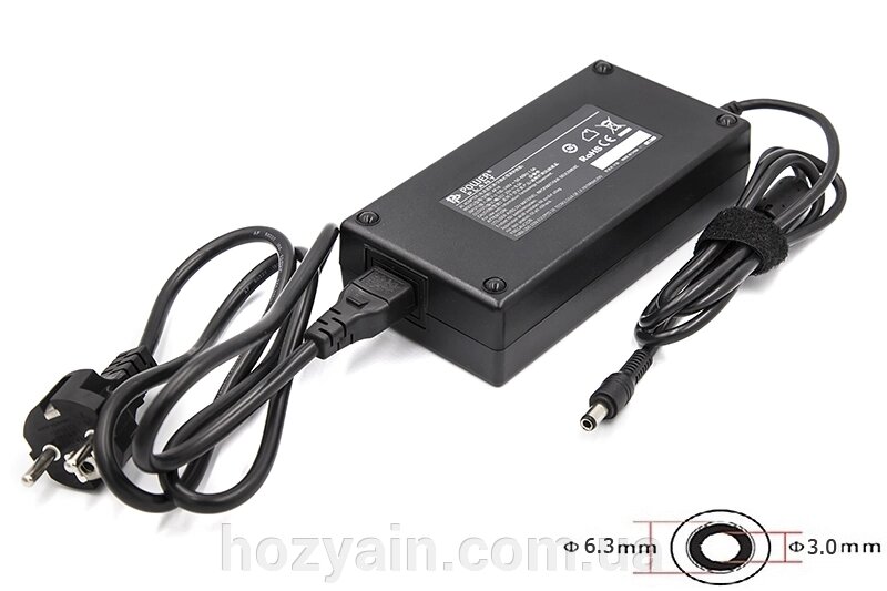 Блок живлення для ноутбуків PowerPlant IBM/LENOVO 220V, 20V 170W 8.5A (6.3*3.0) IB170H6330 від компанії hozyain. com. ua - фото 1