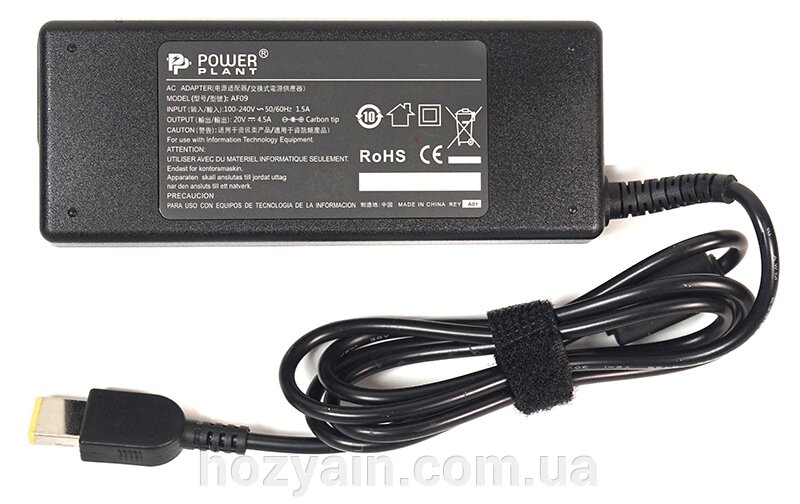 Блок живлення для ноутбуків PowerPlant IBM/LENOVO 220V, 20V 90W 4.5A (Special) IB90HSPE від компанії hozyain. com. ua - фото 1