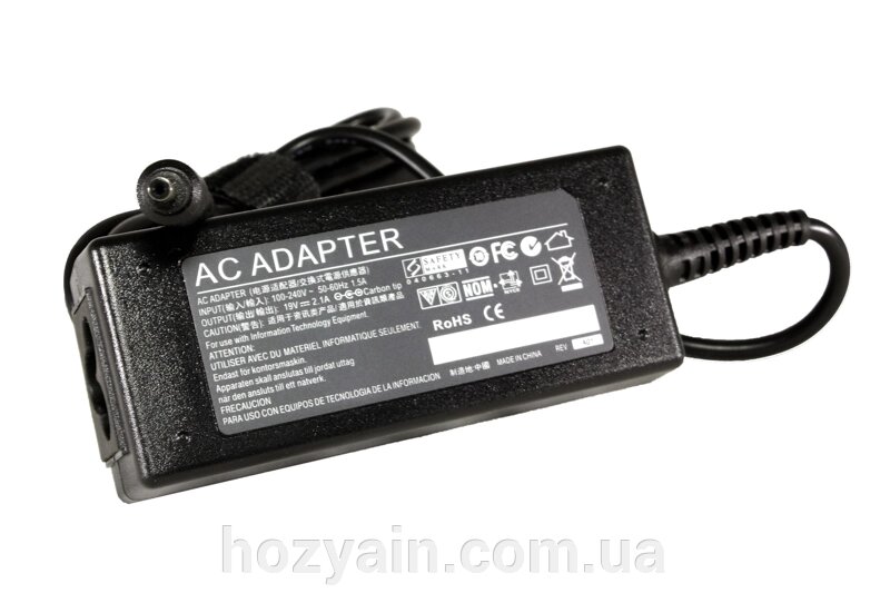 Блок живлення для ноутбуків PowerPlant SAMSUNG 220V, 19V 40W 2.1A (3.0*1.0) SA40F3010 від компанії hozyain. com. ua - фото 1