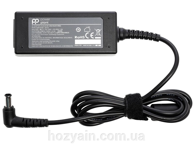 Блок живлення для ноутбуків PowerPlant SONY 220V, 19.5V 45W 2.3A (6.5*4.4) SO45G6544 від компанії hozyain. com. ua - фото 1