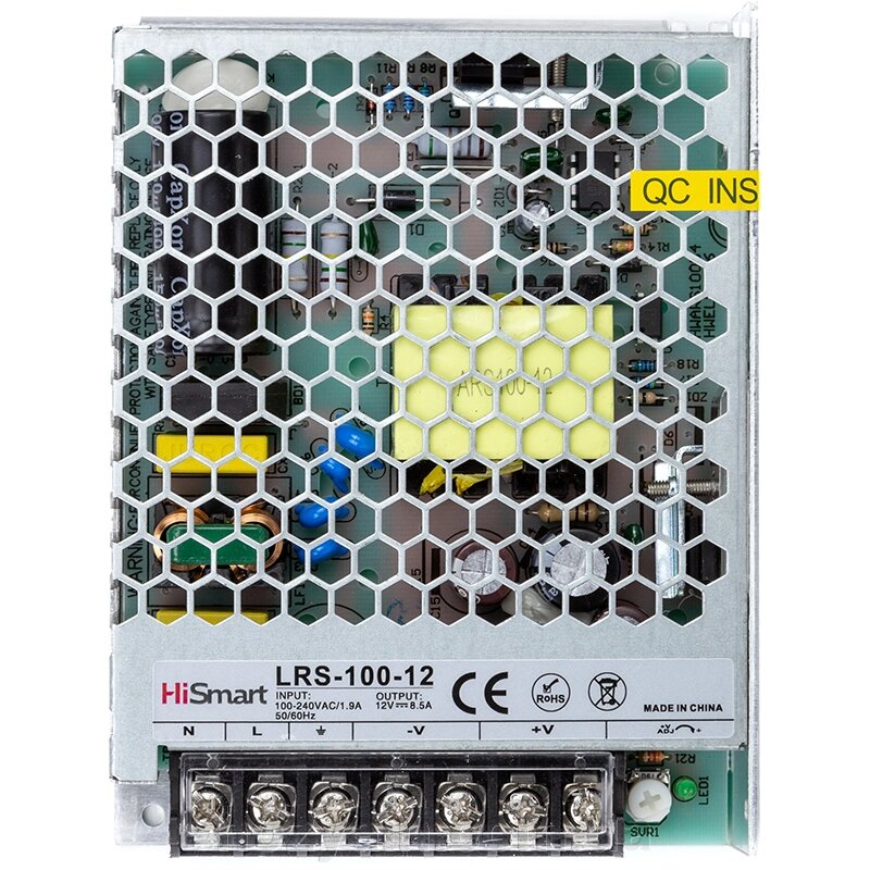 Блок живлення HiSmart 12V, 8.5A, 100W LRS-100-12 від компанії hozyain. com. ua - фото 1