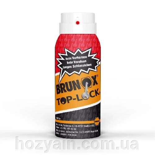 Brunox Top Lock мастило для замків спрей 100ml від компанії hozyain. com. ua - фото 1