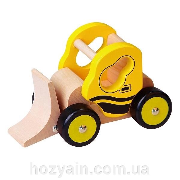 Дерев'яна машинка Viga Toys Бульдозер (59672VG) від компанії hozyain. com. ua - фото 1