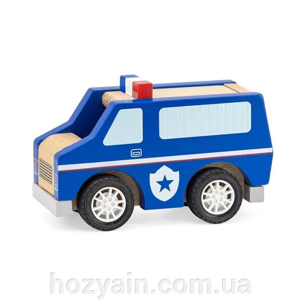 Дерев'яна машинка Viga Toys Поліцейська (44513) від компанії hozyain. com. ua - фото 1