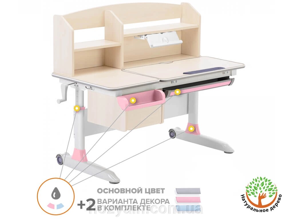 Дитячий стіл ErgoKids Romana Multicolor Evo-70 MG/MC від компанії hozyain. com. ua - фото 1