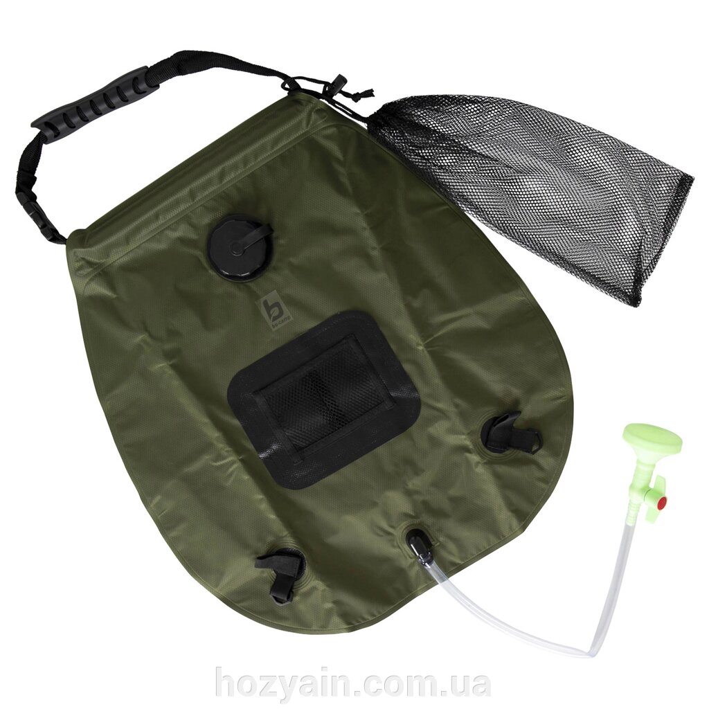 Душ портативний Bo-Camp Solar Shower Deluxe 20L Green (6603525) від компанії hozyain. com. ua - фото 1