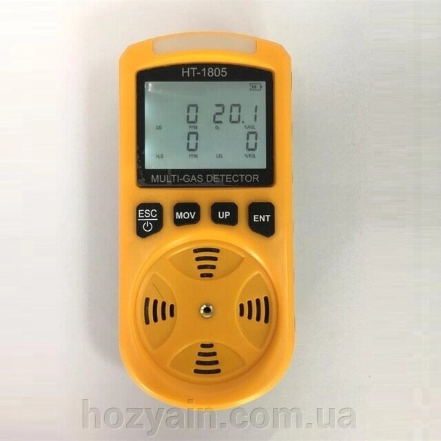 Газовий детектор 4 у 1 Walcom HT-1805 (H2S, O2, СО, LEL) від компанії hozyain. com. ua - фото 1