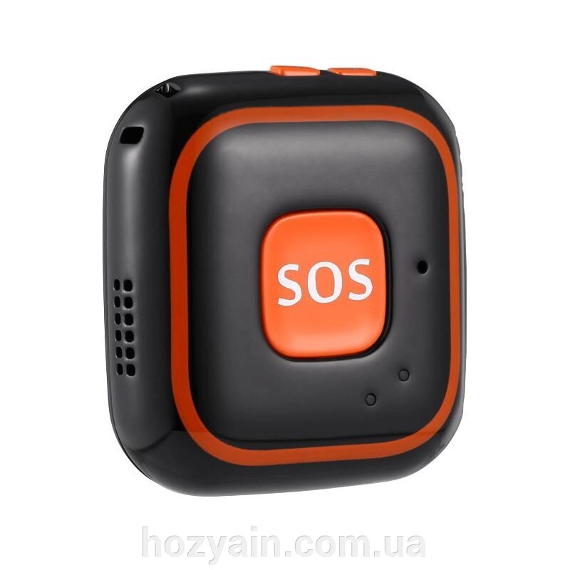 GPS трекер для дитини портативний з кнопкою SOS Badoo Security V28, чорний від компанії hozyain. com. ua - фото 1