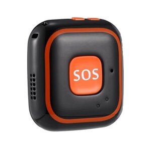 GPS трекер для дитини портативний з кнопкою SOS Badoo Security V28, чорний