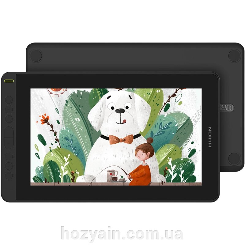 Графічний монітор Huion Kamvas 12 + рукавичка GS1161 від компанії hozyain. com. ua - фото 1