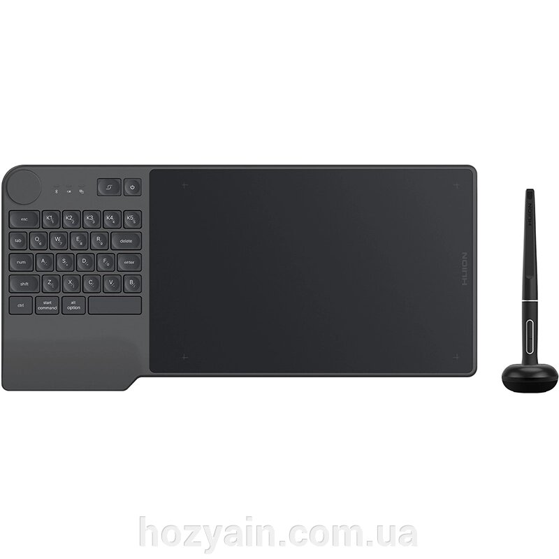 Графічний планшет Huion Inspiroy Keydial KD200 KD200 від компанії hozyain. com. ua - фото 1