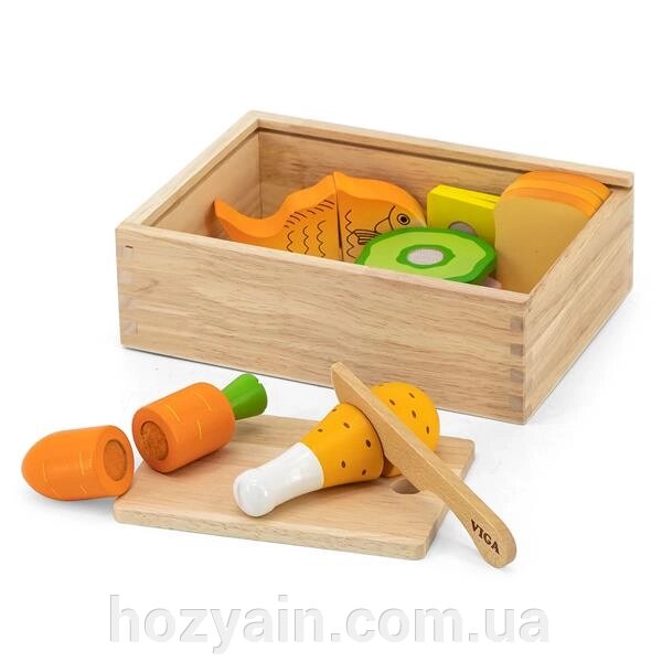 Іграшкові продукти Viga Toys Обід (44542) від компанії hozyain. com. ua - фото 1