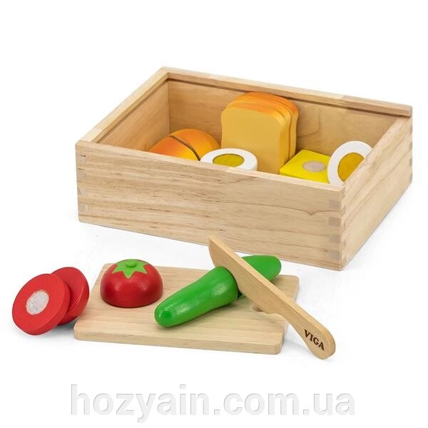 Іграшкові продукти Viga Toys Сніданок (44541) від компанії hozyain. com. ua - фото 1