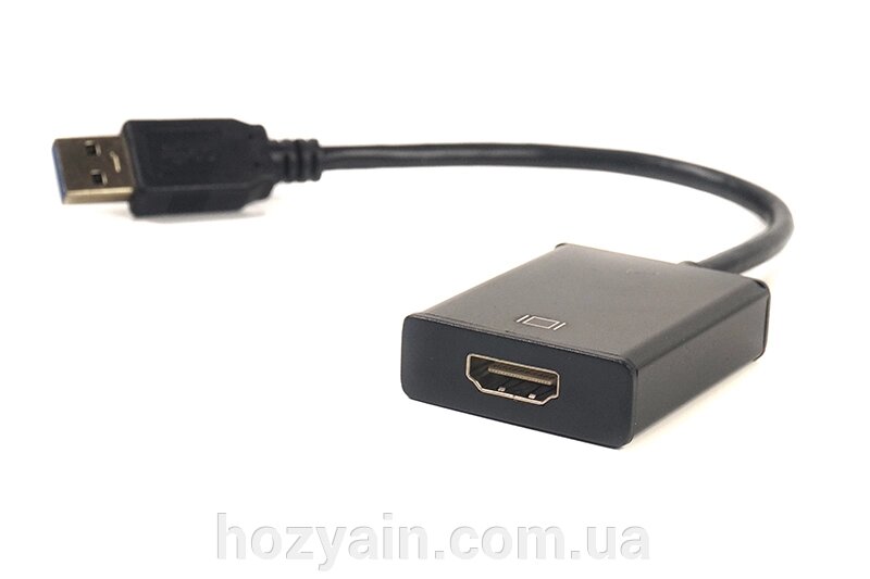 Кабель-перехідник PowerPlant HDMI female - USB 3.0 M CA910373 від компанії hozyain. com. ua - фото 1