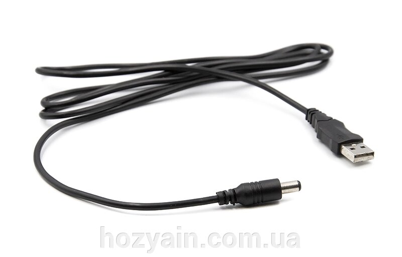 Кабель PowerPlant 2.0 USB AM – DC 5.5*2.1 pin, 1 м CA911356 від компанії hozyain. com. ua - фото 1