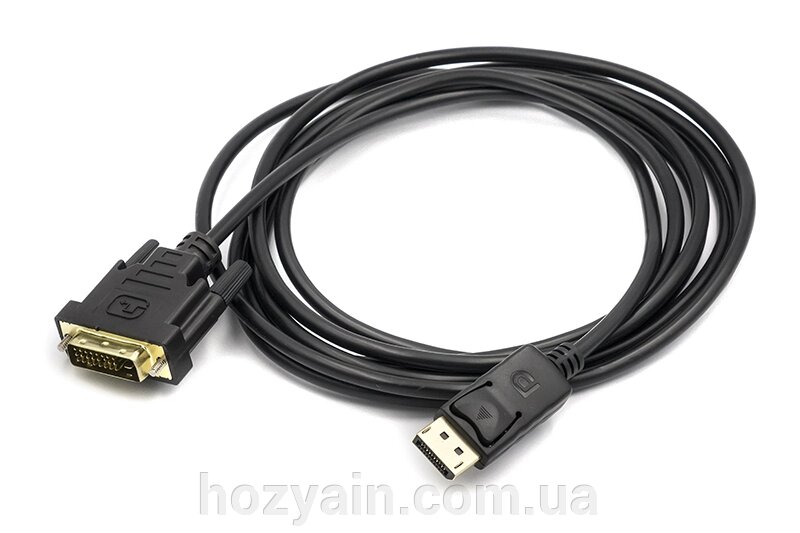 Кабель PowerPlant DisplayPort - DVI, 3м CA911165 від компанії hozyain. com. ua - фото 1