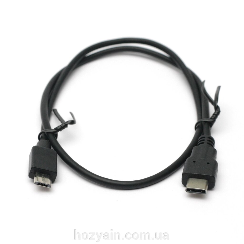 Кабель PowerPlant USB 3.0 Type-C – micro USB 0.3 м KD00AS1259 від компанії hozyain. com. ua - фото 1