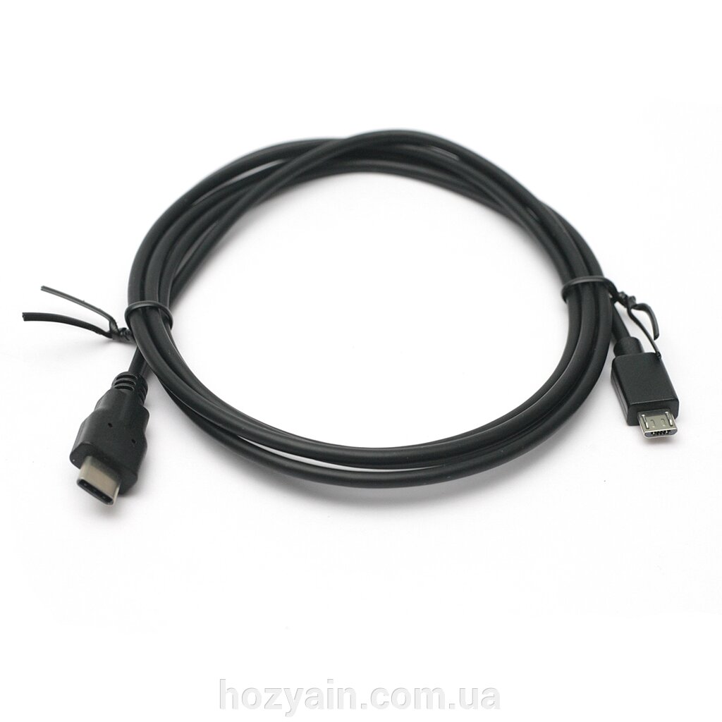 Кабель PowerPlant USB 3.0 Type-C – micro USB 1.5м KD00AS1258 від компанії hozyain. com. ua - фото 1