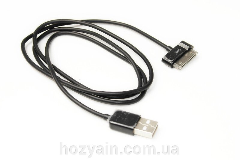 Кабель PowerPlant USB - 30pin (4/4s), 1м Black DV00DV4045B від компанії hozyain. com. ua - фото 1