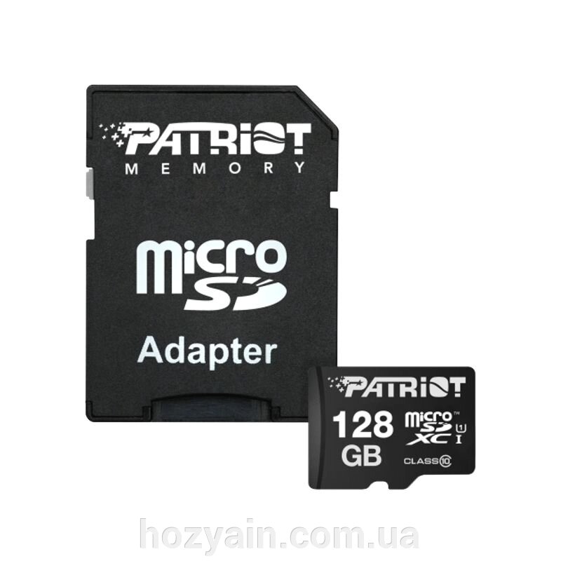 Карта памяті Apacer microSDXC 128GB UHS-I Class 10 + SD-adapter від компанії hozyain. com. ua - фото 1