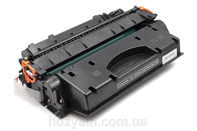 Картридж PowerPlant HP LJ P2050, Canon MF5850dn (CE505X, CRG-119II) збільшеної ємності (з чіп PP-CE505X від компанії hozyain. com. ua - фото 1