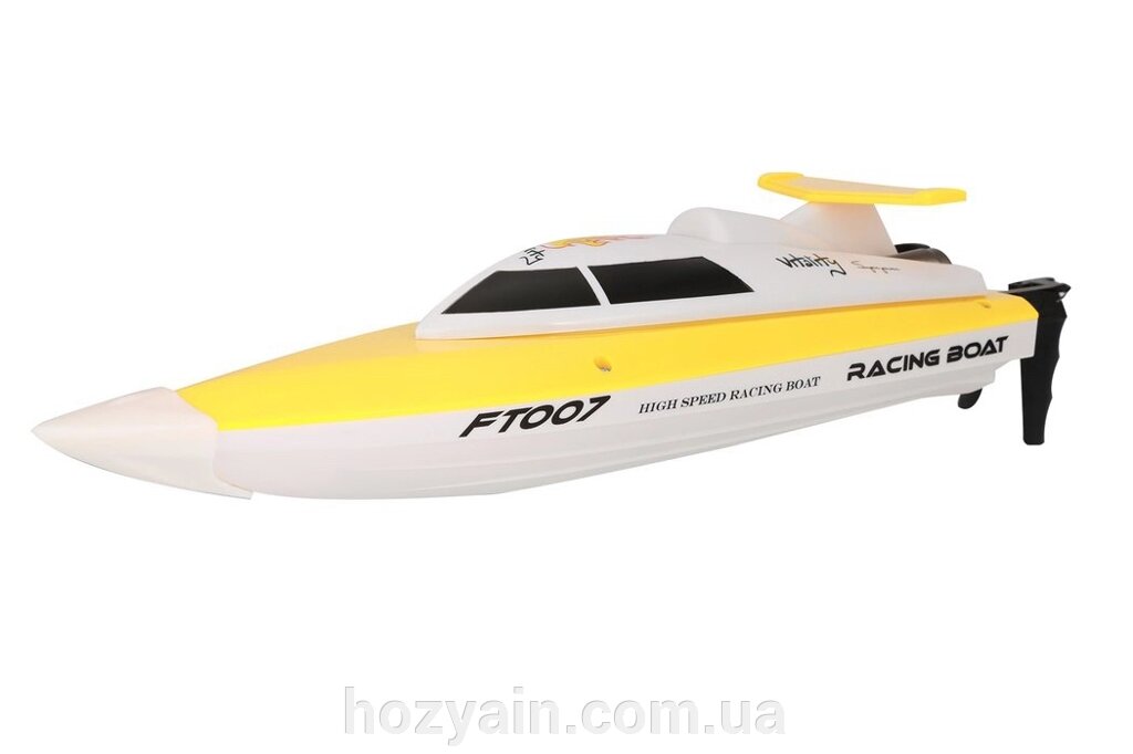 Катер на радіокеруванні Fei Lun FT007 Racing Boat (жовтий) від компанії hozyain. com. ua - фото 1