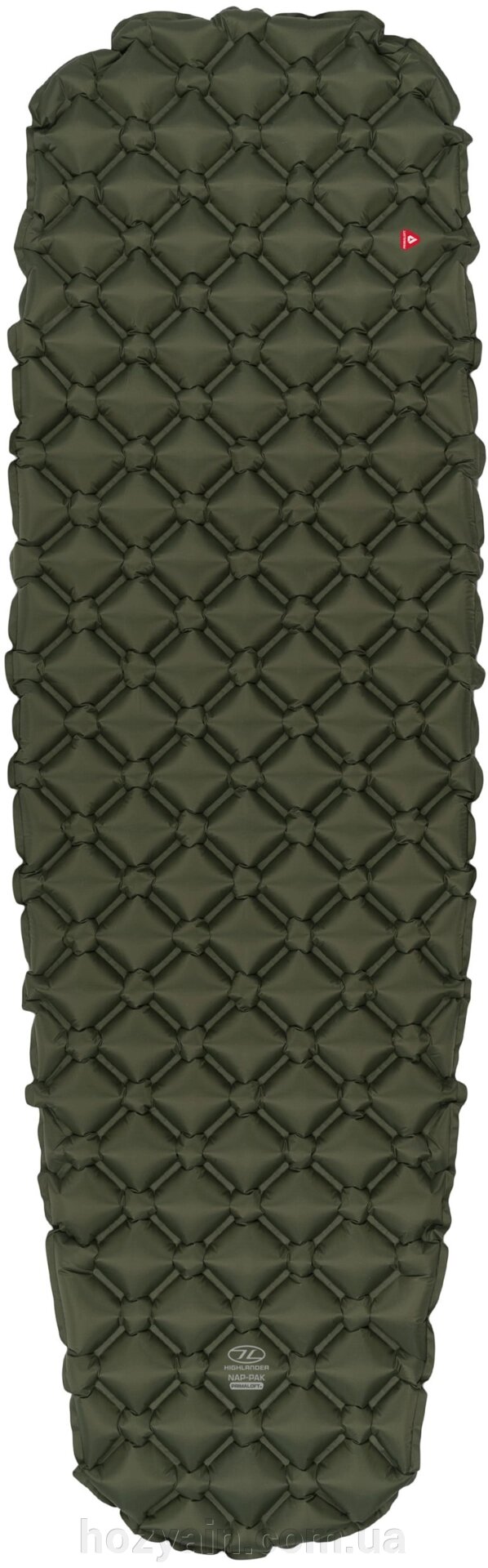 Килимок надувний Highlander Nap-Pak Inflatable Sleeping Mat PrimaLoft 5 cm Olive (AIR072-OG) від компанії hozyain. com. ua - фото 1