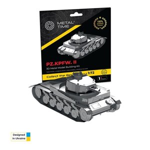 Колекційна модель-конструктор Metal Time Pz. Kpfw. II танк (MT060)