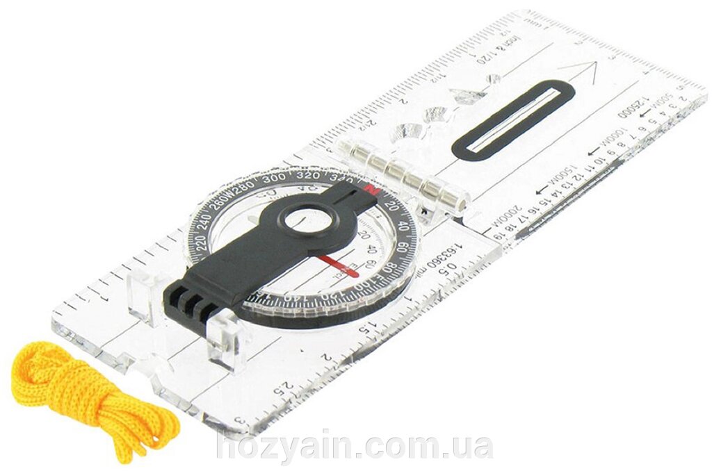 Компас Highlander Scout Sighting Compass Transparent (COM004) від компанії hozyain. com. ua - фото 1