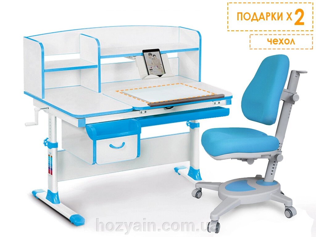 Комплект парта та крісло Evo-kids Evo-50 BL + Y-110 KBL New від компанії hozyain. com. ua - фото 1