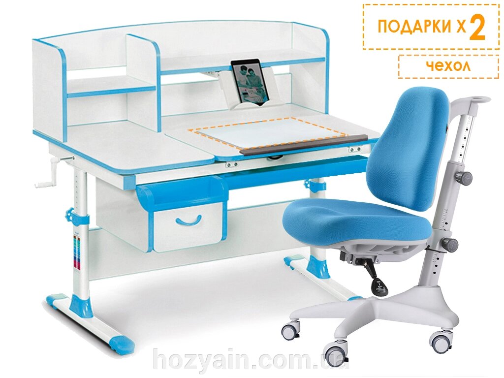 Комплект парта та крісло Evo-kids Evo-50 BL + Y-528 KBL від компанії hozyain. com. ua - фото 1