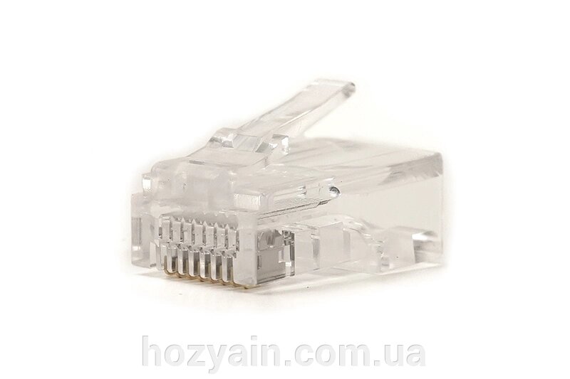 Конектор PowerPlant RJ45 (100 шт.) LYUS005 від компанії hozyain. com. ua - фото 1