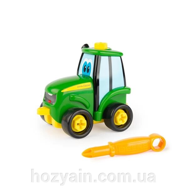 Конструктор John Deere Kids Збери трактор із викруткою (47208) від компанії hozyain. com. ua - фото 1