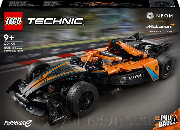 Конструктор LEGO Автомобіль для перегонів NEOM McLaren Formula E 452 деталі (42169) від компанії hozyain. com. ua - фото 1