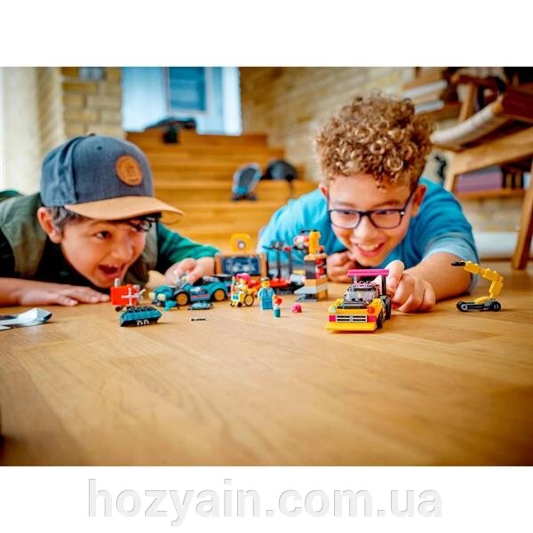 Конструктор LEGO City Great Vehicles Тюнінг-ательє 507 деталей (60389) від компанії hozyain. com. ua - фото 1