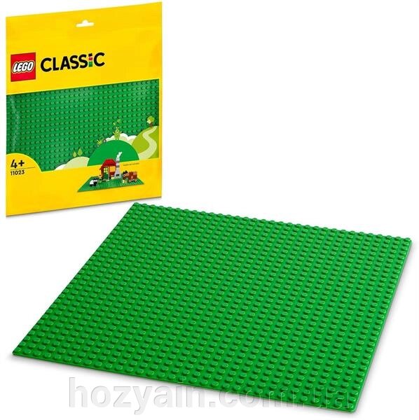 Конструктор LEGO Classic Базова пластина зеленого кольору (11023) від компанії hozyain. com. ua - фото 1