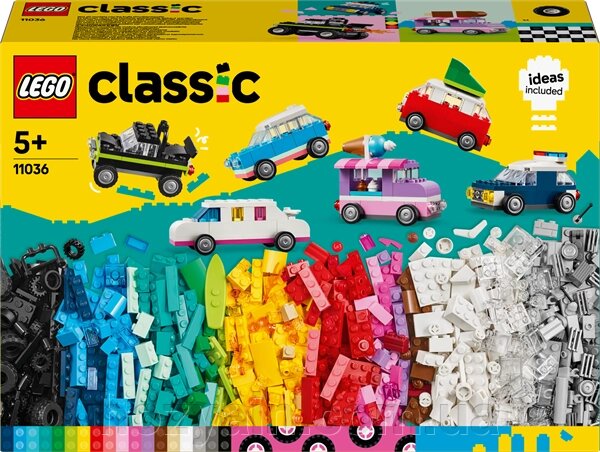 Конструктор LEGO Classic Творчі транспортні засоби 900 деталей (11036) від компанії hozyain. com. ua - фото 1