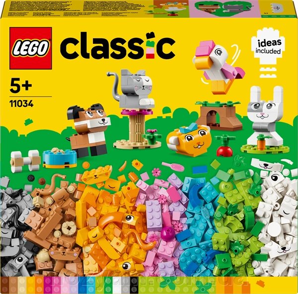 Конструктор LEGO Classic Творчі улюбленці 450 деталей (11034) від компанії hozyain. com. ua - фото 1