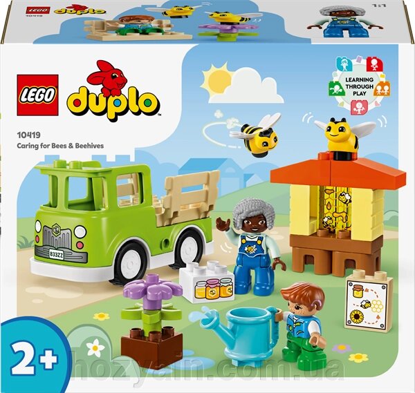 Конструктор LEGO DUPLO Town Догляд за бджолами й вуликами 22 деталі (10419) від компанії hozyain. com. ua - фото 1