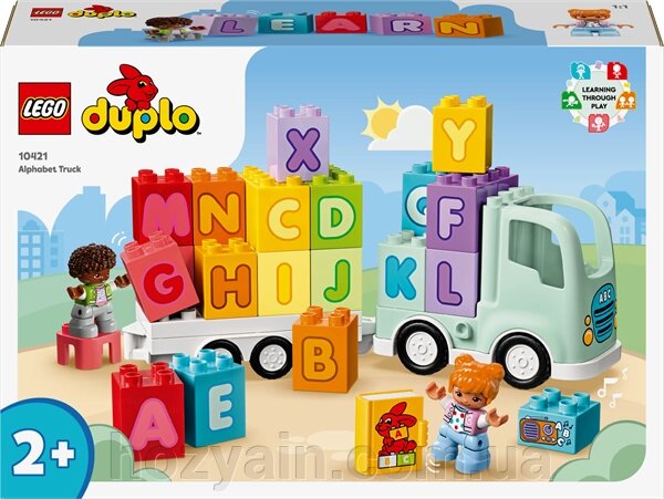 Конструктор LEGO DUPLO Town Вантажівка з абеткою 36 деталей (10421) від компанії hozyain. com. ua - фото 1