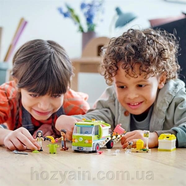 Конструктор LEGO Friends Сміттєпереробна вантажівка 259 деталей (41712) від компанії hozyain. com. ua - фото 1