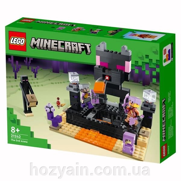 Конструктор LEGO Minecraft Кінцева арена 252 деталі (21242) від компанії hozyain. com. ua - фото 1