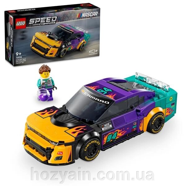 Конструктор LEGO Speed Champions NASCAR Next Gen Chevrolet Camaro ZL1, 328 деталей (76935) від компанії hozyain. com. ua - фото 1