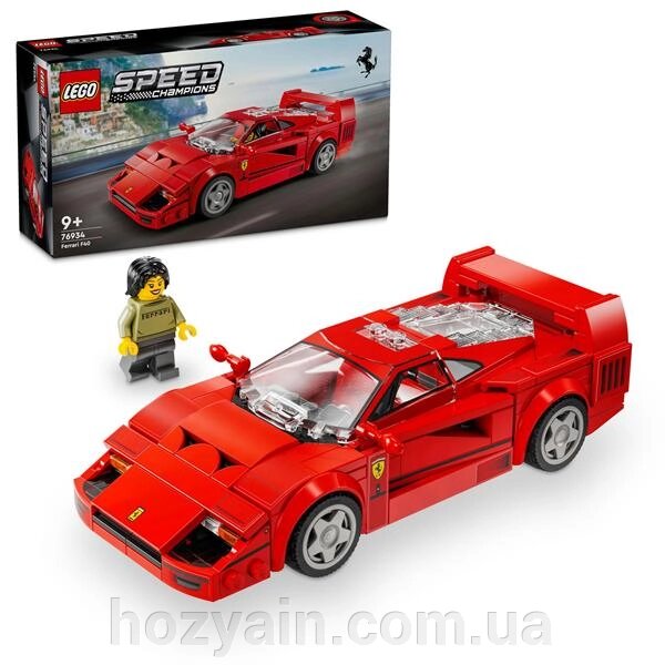 Конструктор LEGO Speed Champions Суперкар Ferrari F40, 318 деталей (76934) від компанії hozyain. com. ua - фото 1